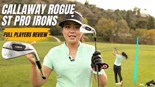 Callaway Rogue ST Pro Irons  Full Review [upl. by Adams]