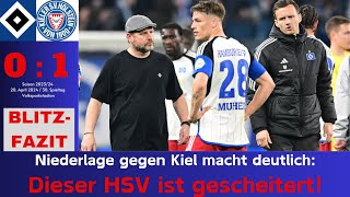 Scholles Blitzfazit  HSV 01 Holstein Kiel  30 Spieltag  Saison 20232024  129 [upl. by Ahsieat571]