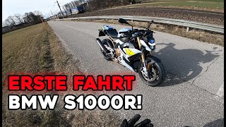 ERSTE FAHRT mit 2022 BMW S1000R  WIE RICHTIG EINFAHREN [upl. by Aihseyk]