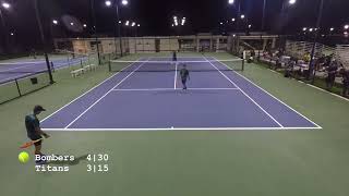 40 div  Baseline Bombers vs Nissan Titans 09172024  Guam tennis [upl. by Faye]