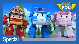 Poli Roy Amber Helly Transformation  Robocar Poli Special clips [upl. by Aniuqal]