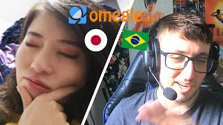 Brasileiro SURPREENDENDO japoneses no Omegle ao falar JAPONÊS FLUENTE [upl. by Vinni]