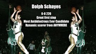 Dolph Schayes Rare Highlights  Most Ambidextrous Player of All Time [upl. by Inattyrb]