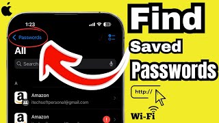 How To Find Passwords On iPhone 16 Pro16 Pro Max 15 14 13 12 11 iOS 18 [upl. by Alhsa]