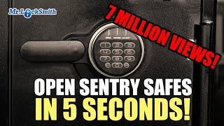 Open Sentry Safe in less than 5 seconds  Mr Locksmith™ [upl. by Aenotna13]