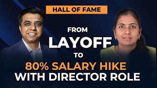 Success Story of A Stagnant Manager From Layoff to 80 hike Director Role [upl. by Icats]