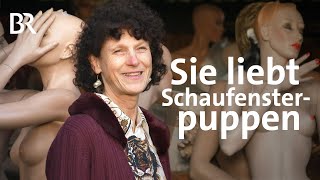 Ungewöhnliches Hobby Waltraud Baier sammelt Schaufensterpuppen  BR [upl. by Reifinnej130]