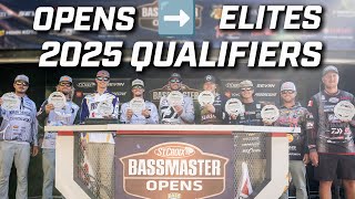 Opens anglers QUALIFY for 2025 Bassmaster Elite Series [upl. by Ettennat]