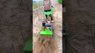 Diesel 4WD microtillage machineWeeding rotary tillage ditching and grass cutting machine💓 [upl. by Delp]