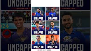 Uncapped players who RETAIN all season Ipl auction indiancricketteam shorts [upl. by Rother]