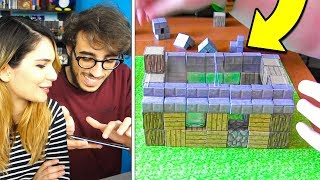 COSTRUIAMO LA NOSTRA CASA  MINECRAFT NELLA VITA REALE [upl. by Portugal]