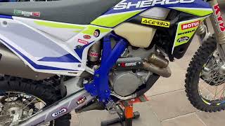 SHERCO SEFR 300 FACTORYLOW HOURSAKRAPOVIC [upl. by Lossa]