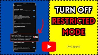 Turn Off Restricted Mode  How To Turn Off Restricted Mode On YouTube 2024 [upl. by Yerhpmuh]