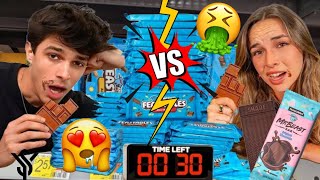 Brent Rivera vs Pierson Wodzynski Ultimate Chocolate Eating Battle ampworld youtubestar7779 [upl. by Nelag365]