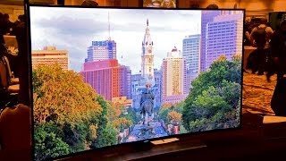 Samsungs 65quot Curved 4K TV Looks Amazing  CES 2014 [upl. by Bach93]