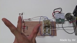 Flemings lefthand rule experiment with DPDT switch [upl. by Ferwerda]