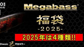 メガバス福袋２０２５「巳」の内容を先取り！！POPX ABALONEやKAGELOUにNCカラーが登場！！ [upl. by Secnarfyram]