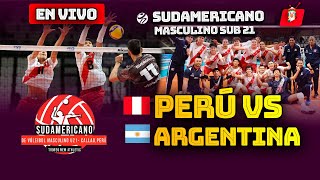 🔴PERÚ VS ARGENTINA EN VIVO  SUDAMERICANO DE VOLEY MASCULINO SUB 21  1 NOVIEMBRE [upl. by Arrim]