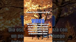 02 de Noviembre de 2024 virgo HOY PUEDE PASAR ❤️ AMOR ❤️ suerte✅ tarot virgo horoscopo [upl. by Hoskinson]