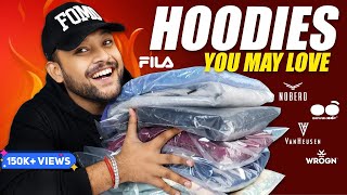 6 BEST Winter HoodiesSweatshirts FOR MEN 2023 🔥 NOBERO FILA Hoodies Haul Review  ONE CHANCE [upl. by Nathanial]