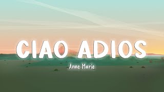 Ciao Adios  Anne Marie LyricsVietsub [upl. by Elahcim]