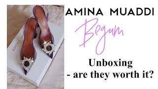 Amina Muaddi Begum Unboxing  Review  is it worth it the hype [upl. by Gabe]