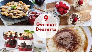 German Desserts  9 Delicious German Desserts That You Need To Try [upl. by Gnaht63]