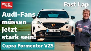 Cupra Formentor VZ5 AudiFans müssen jetzt stark sein  Fast Lap  auto motor und sport [upl. by Ekralc]