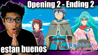 BASTANTE BUENOS  Tsukimichi OPENING 2 y ENDING 2 REACCIÓN [upl. by Aillemac722]