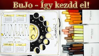 Az első Bullet Journalem  Naptár vezetés mesterfokon [upl. by Roselle767]