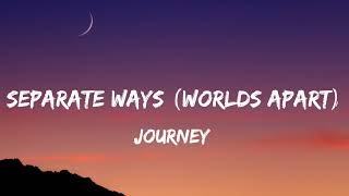 Journey  Separate Ways Worlds apart Lyrics from Stranger Things Season 4 Netflix [upl. by Nywnorb]