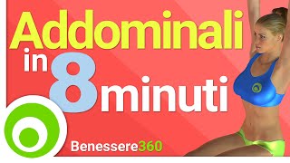 Addominali in 8 Minuti  I Migliori Esercizi per un Addome Scolpito [upl. by Diet499]