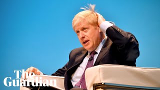 Boris Johnson refuses to answer questions about police visit to his home [upl. by Muscolo]