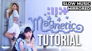 SLOW MUSIC ILLIT 아일릿 Magnetic Chorus Dance Tutorial  MIRRORED [upl. by Auqenehs]