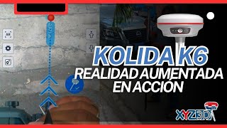 Kolida K6 y Realidad Aumentada La Nueva Era del Replanteo [upl. by Namzzaj]