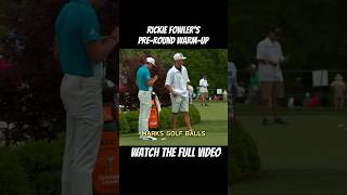 Rickie Fowler’s Preround Warmup 2015 PGATOUR [upl. by Ruscio]