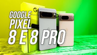 Google Pixel 8 e 8 Pro CHE MAGIA Recensione [upl. by Ludlow689]