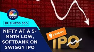 Nifty At A 5Mnth Low Swiggy Debuts On DStreet Softbank Upbeat On Swiggy Jharkhand Polls Phase 1 [upl. by Arella576]