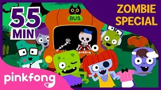 Halloween Zombie Special  Compilation  Halloween Songs  Pinkfong Songs for Children [upl. by Ainirtac240]