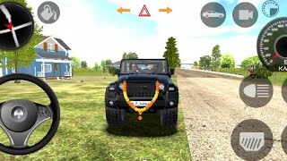 DollarSongModified Mahindra Black Thar😈  Indian Cars Simulator 3D  Android Gameplay Part 03 [upl. by Itsym]