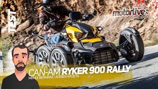 CANAM RYKER 900 RALLY I TEST MOTORLIVE [upl. by Lexi]