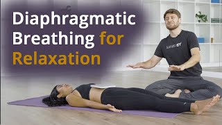 Diaphragmatic Breathing for Relaxation beginners [upl. by Aulea]