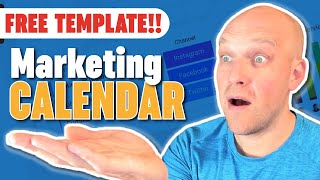 Easy Marketing Calendar Free Template [upl. by Osei]