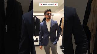 STOP Doing These Blazer Mistakes ❌️ blazer fashionmistakes howtowear shortsvideo mensfashion [upl. by Atlante]