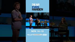 Nov 14–15 • DEAR EVAN HANSEN • Miller Auditorium in Kalamazoo MI [upl. by Niaz]