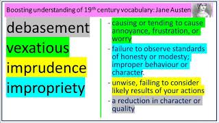 Boosting understanding of 19th century vocabulary for GCSE  Austen [upl. by Ayanal]