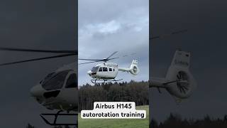 Airbus H145 helicopter during some autorotation training somewhere in Southern Germany… [upl. by Ahtnammas]