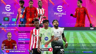 eFootball PES 2025 PPSSPP Download English Version Update New Kits 2425 amp New Transfers HD Graphics [upl. by Dranoc]