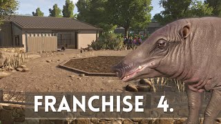 LAKEFIELD ZOO 4 Franchise Hard Mode Planet Zoo Gameplay Babirusa Habitat Contemporary [upl. by Barabas]