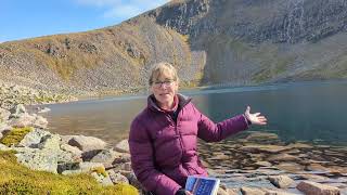 At Loch Coire an Lochain in the Cairngorms The Hidden Fires paperback launch [upl. by Brocklin]